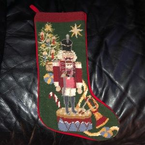 Nutcracker Christmas stocking